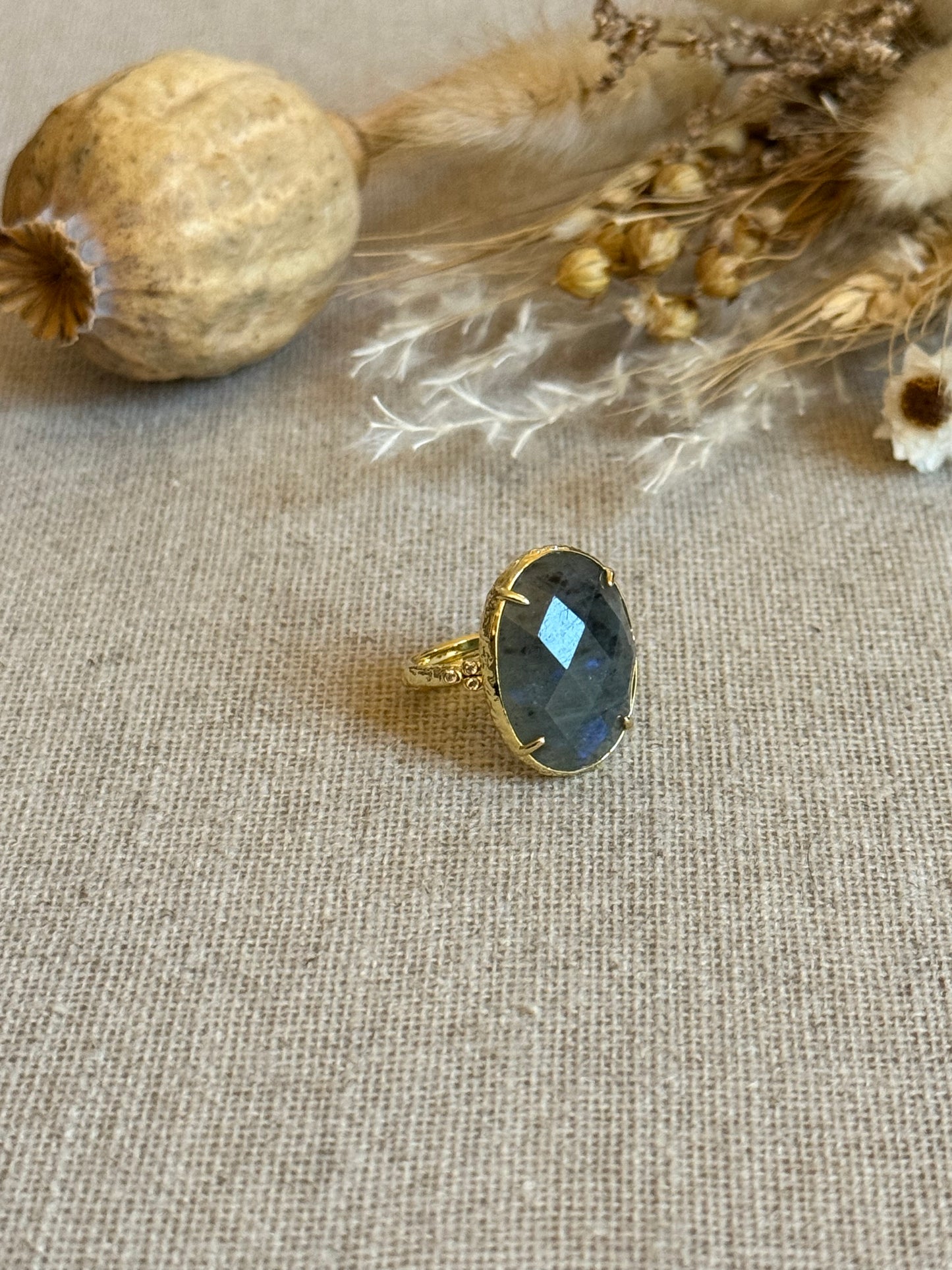 Bague Masha labradorite