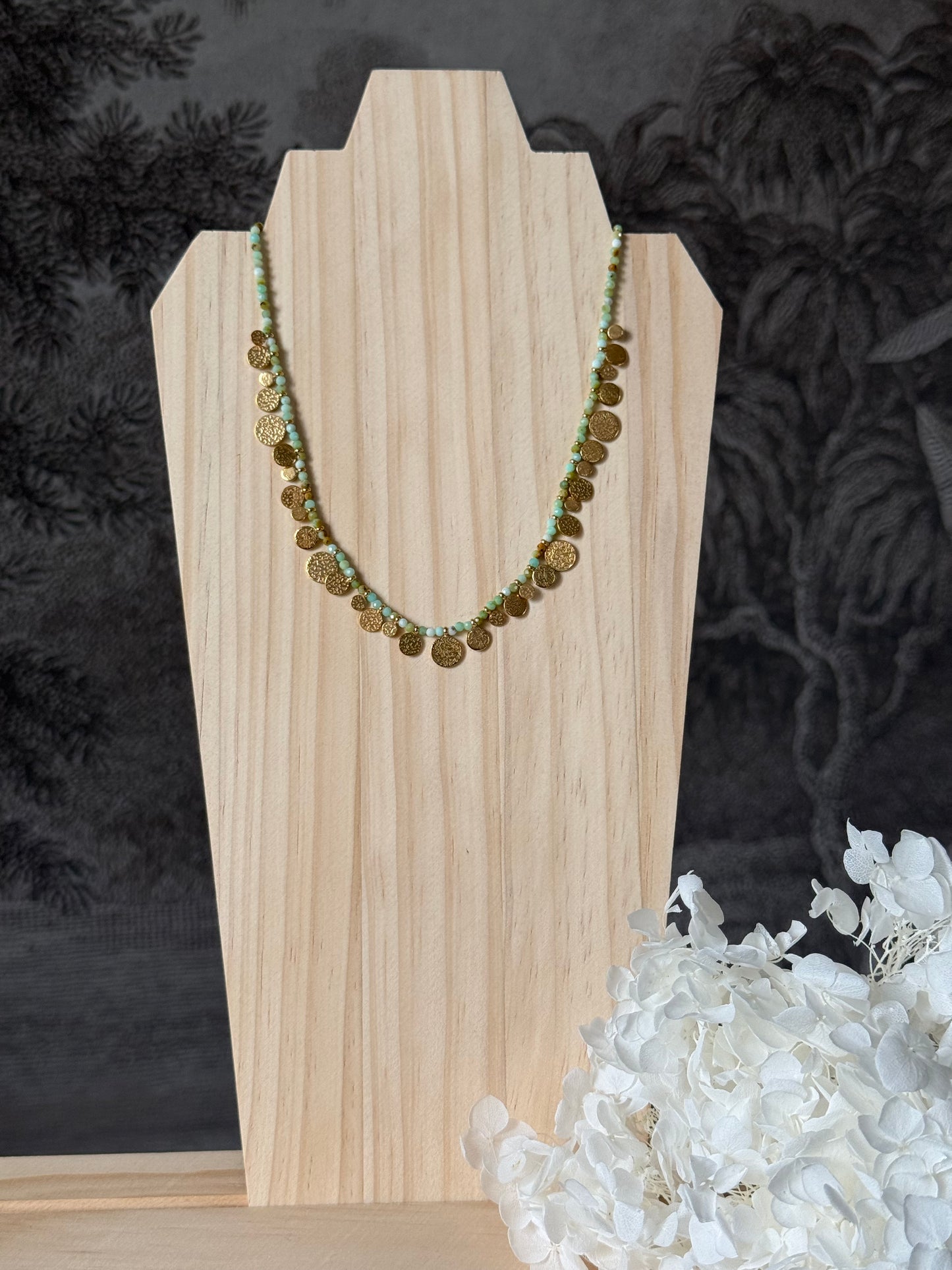 Collier Vicky Chrysoprase