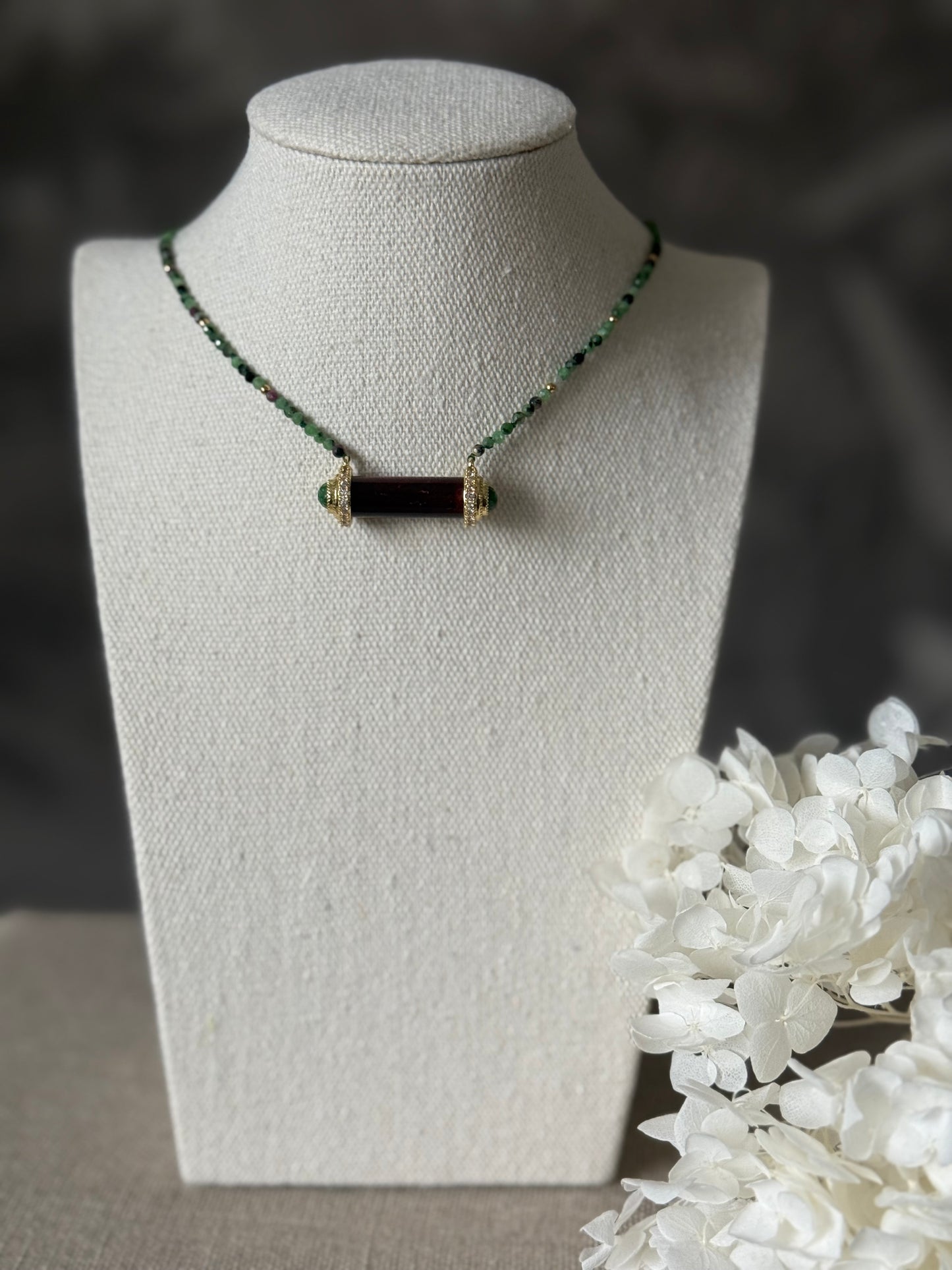 Collier Olivia oeil de taureau
