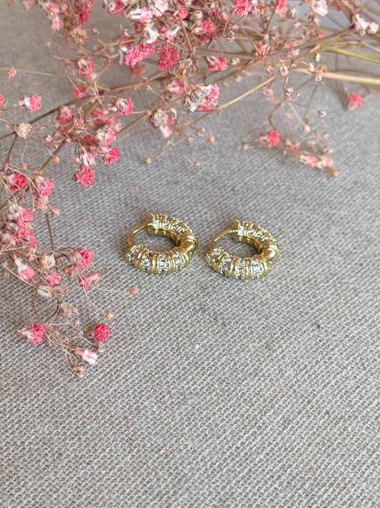 Boucles d'oreilles Ambre