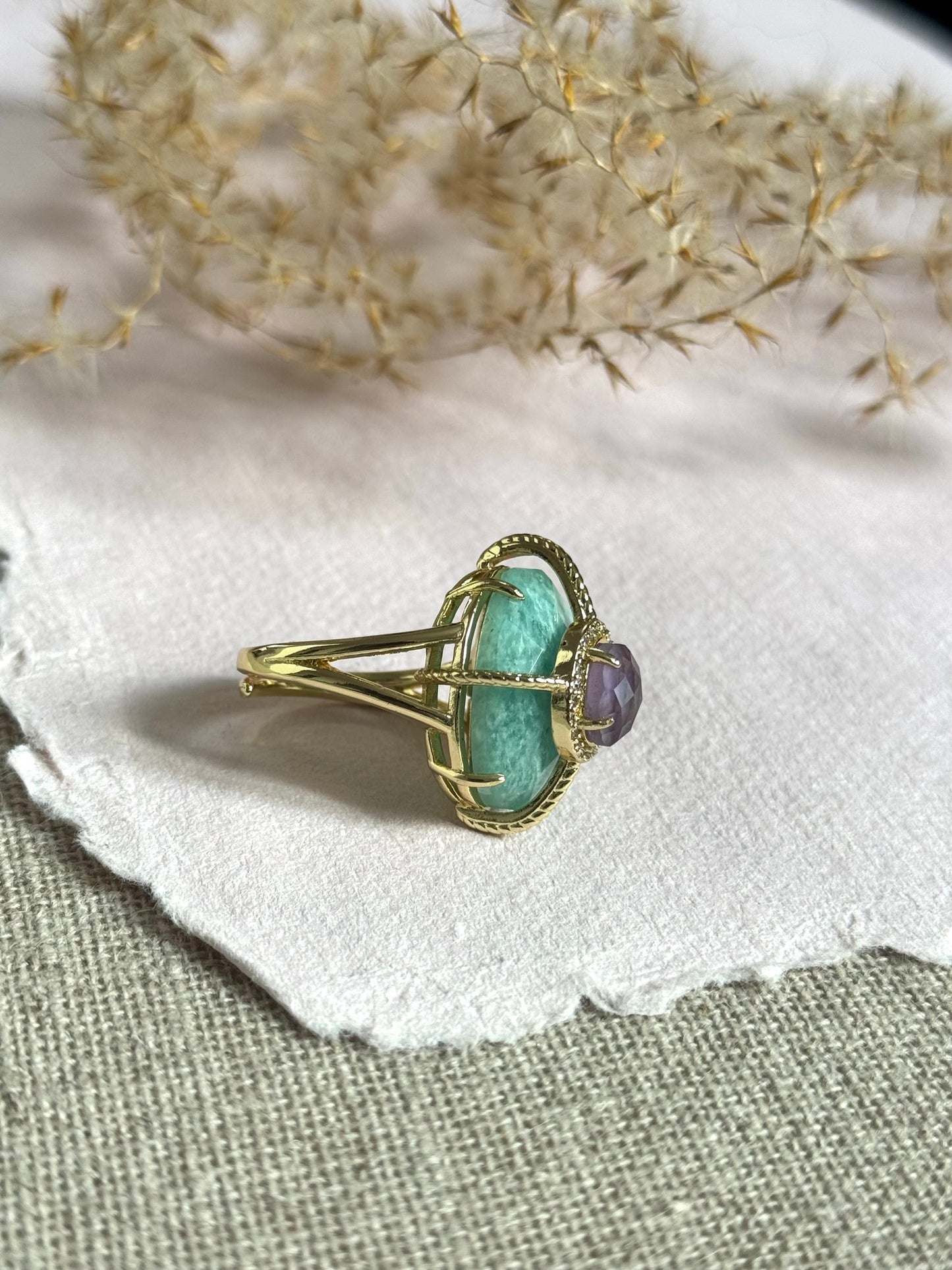 Bague Clara amazonite