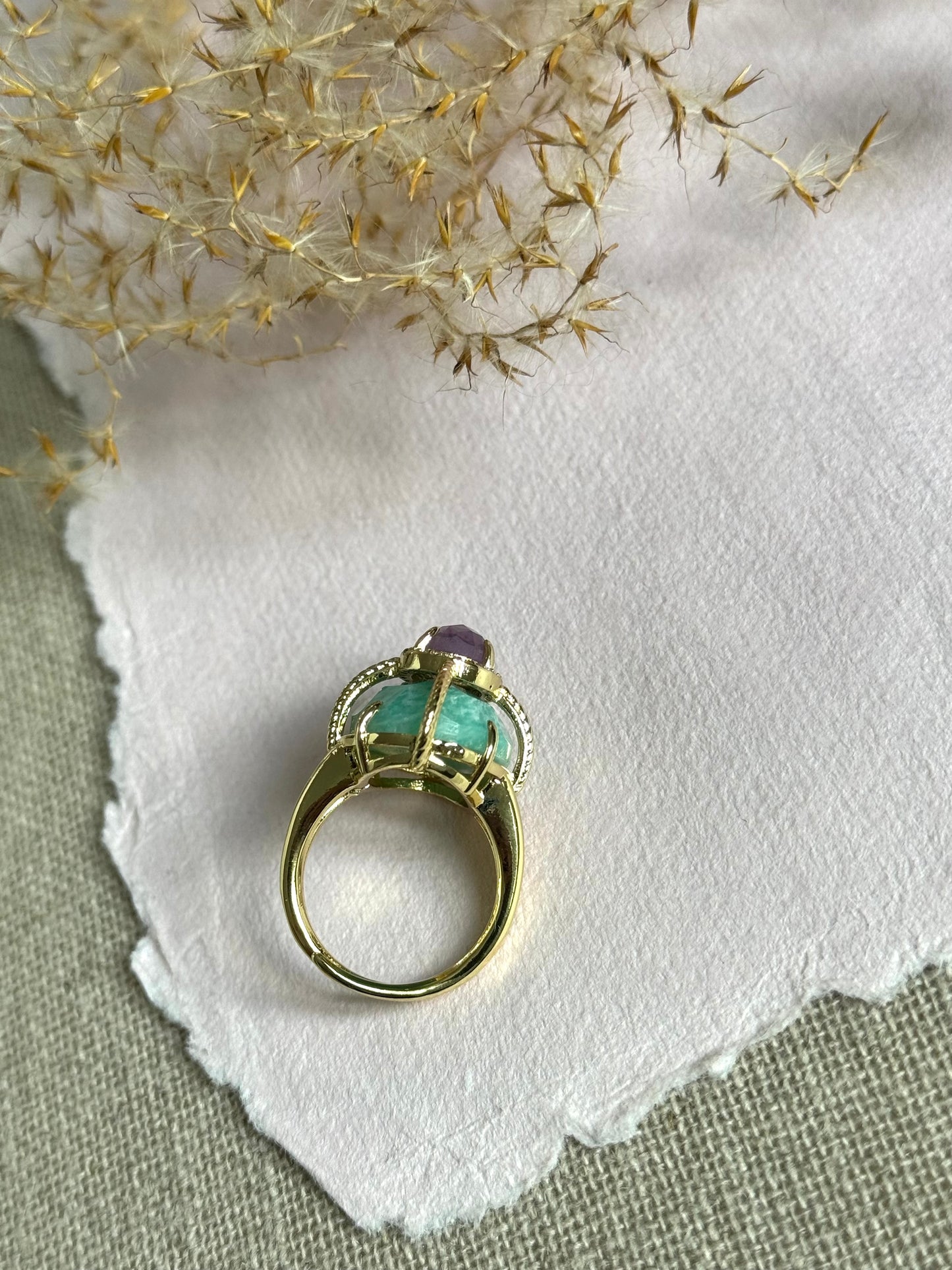 Bague Clara amazonite
