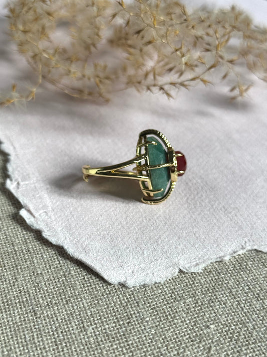 Bague Clara chrysoprase