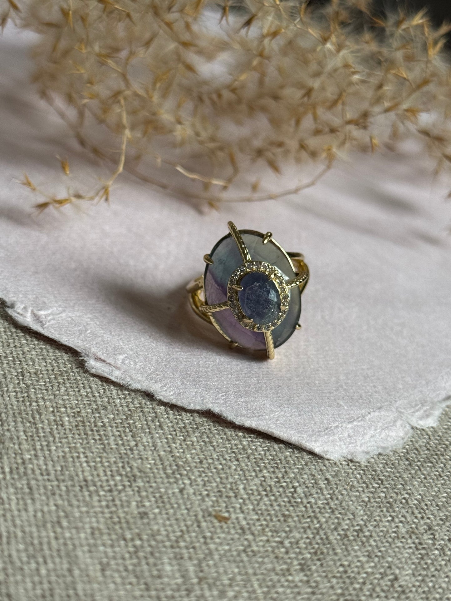 Bague Clara fluorine