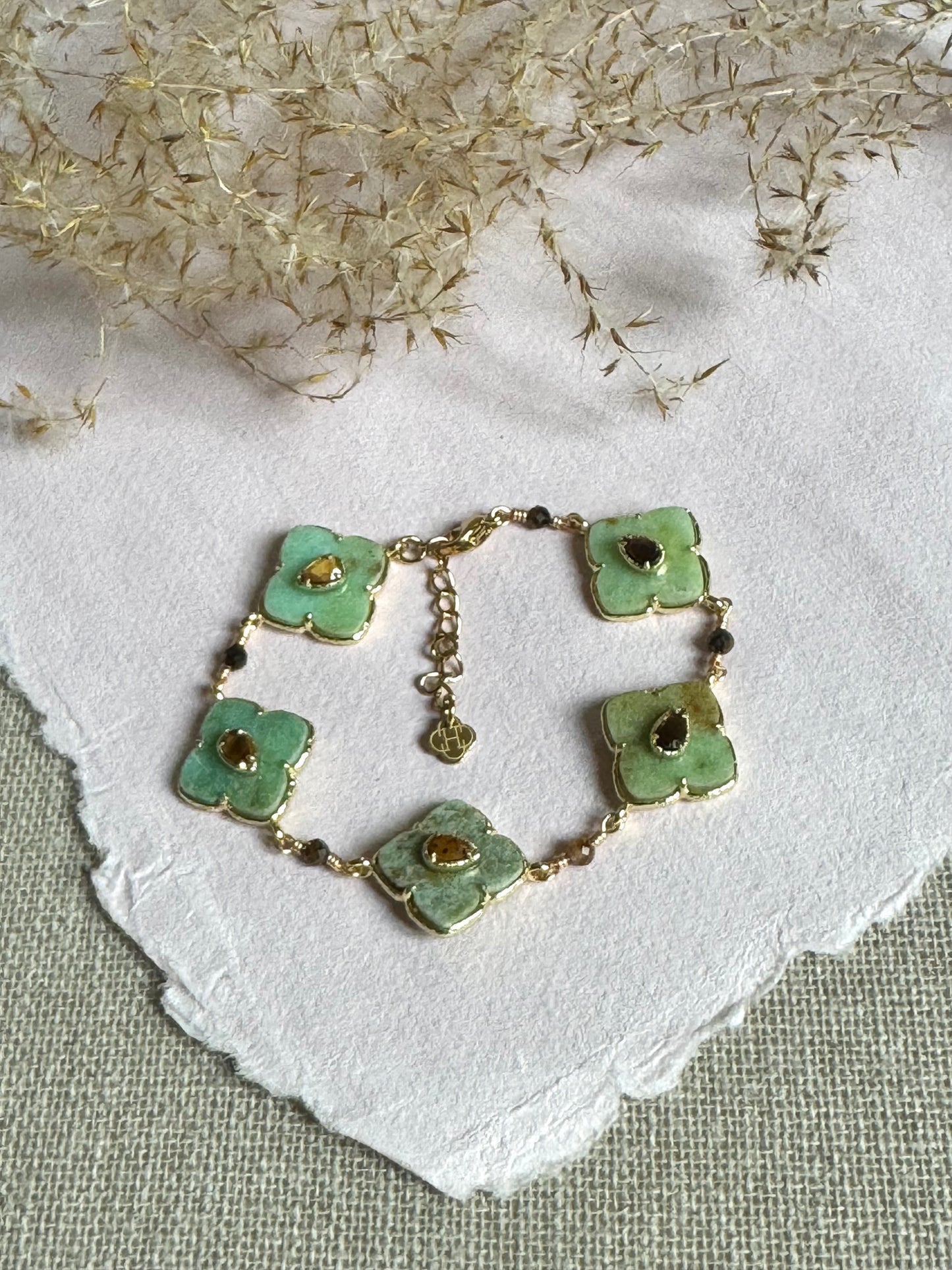 Bracelet Lyvia chrysoprase