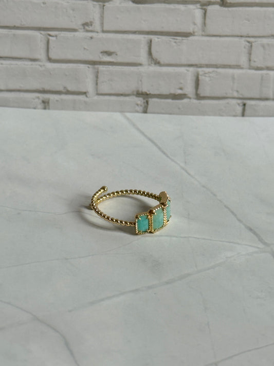Bague Lya amazonite