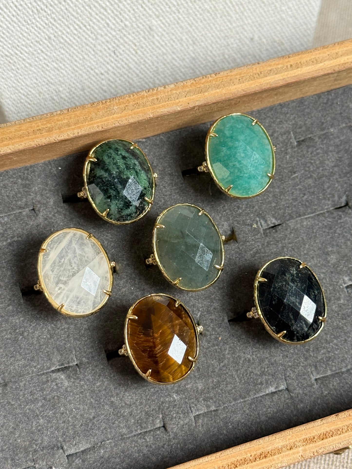 Bague Masha oeil de tigre