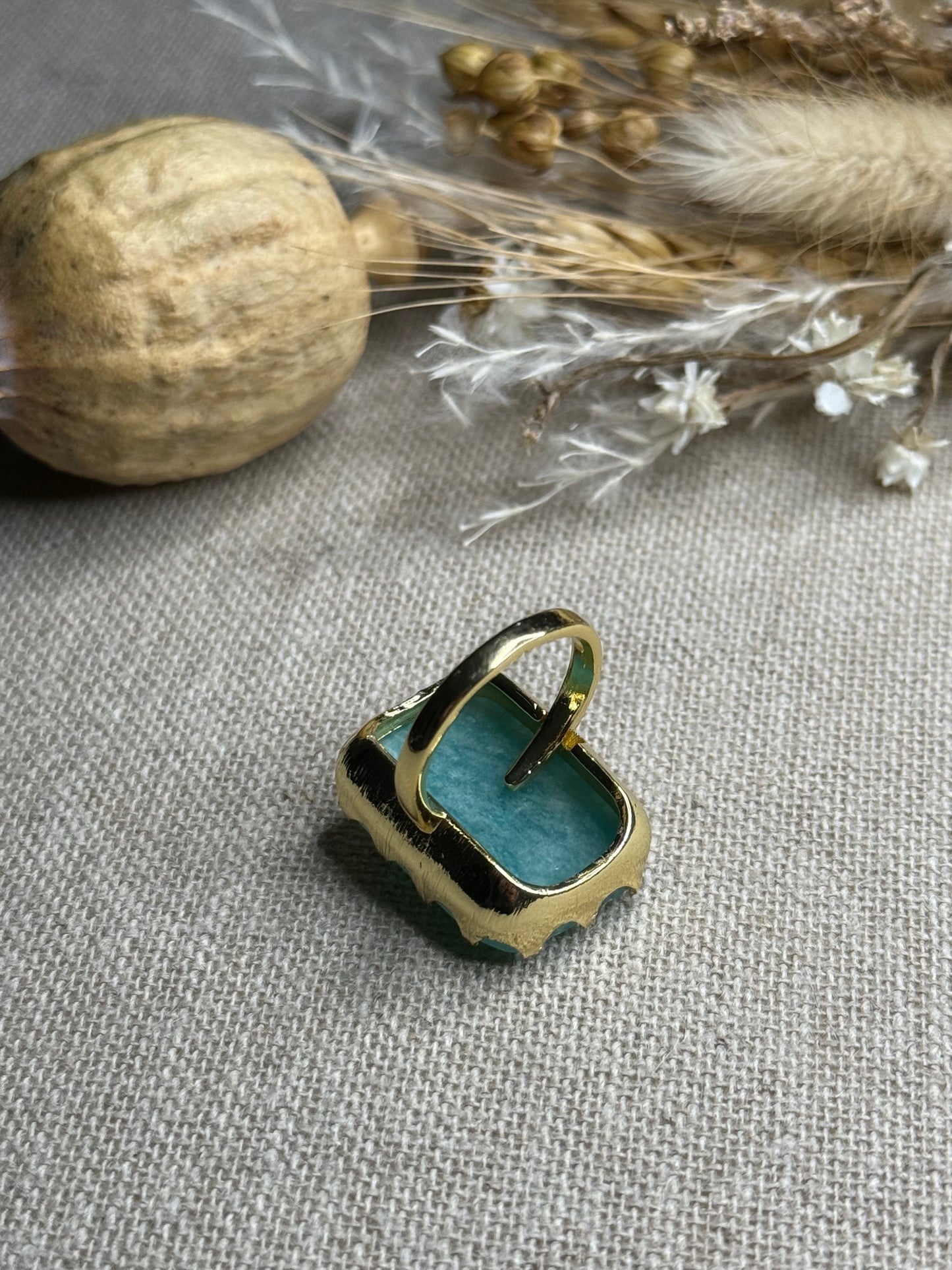 Bague Shiraz amazonite