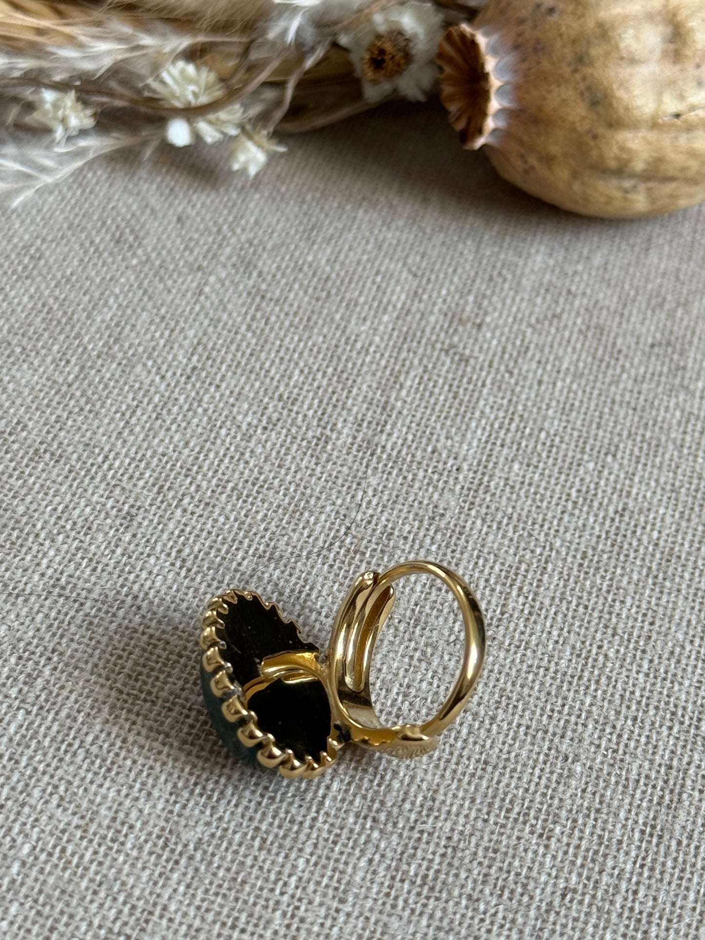 Bague Abby agate mousse