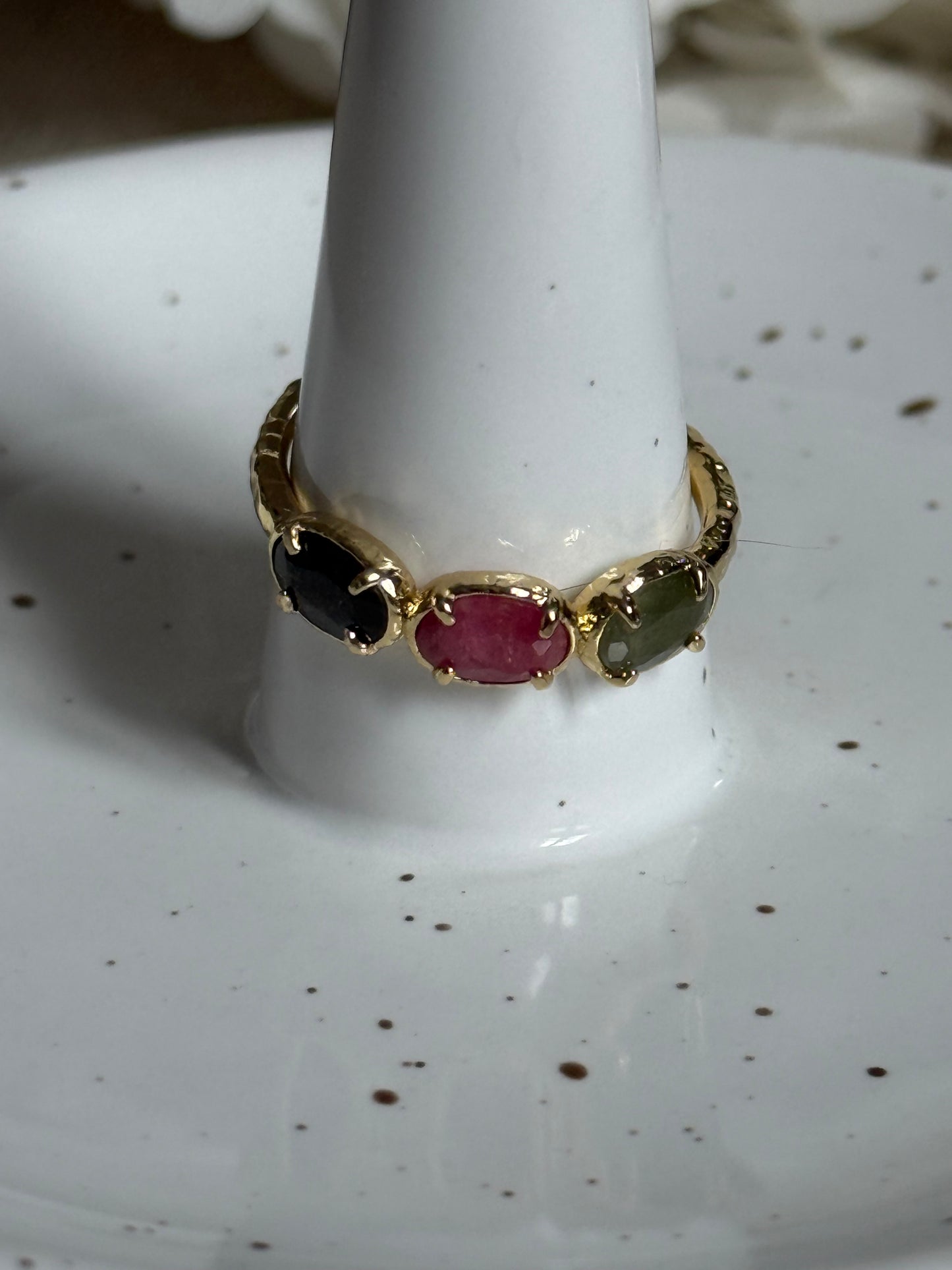 Bague Nina tourmalines multi