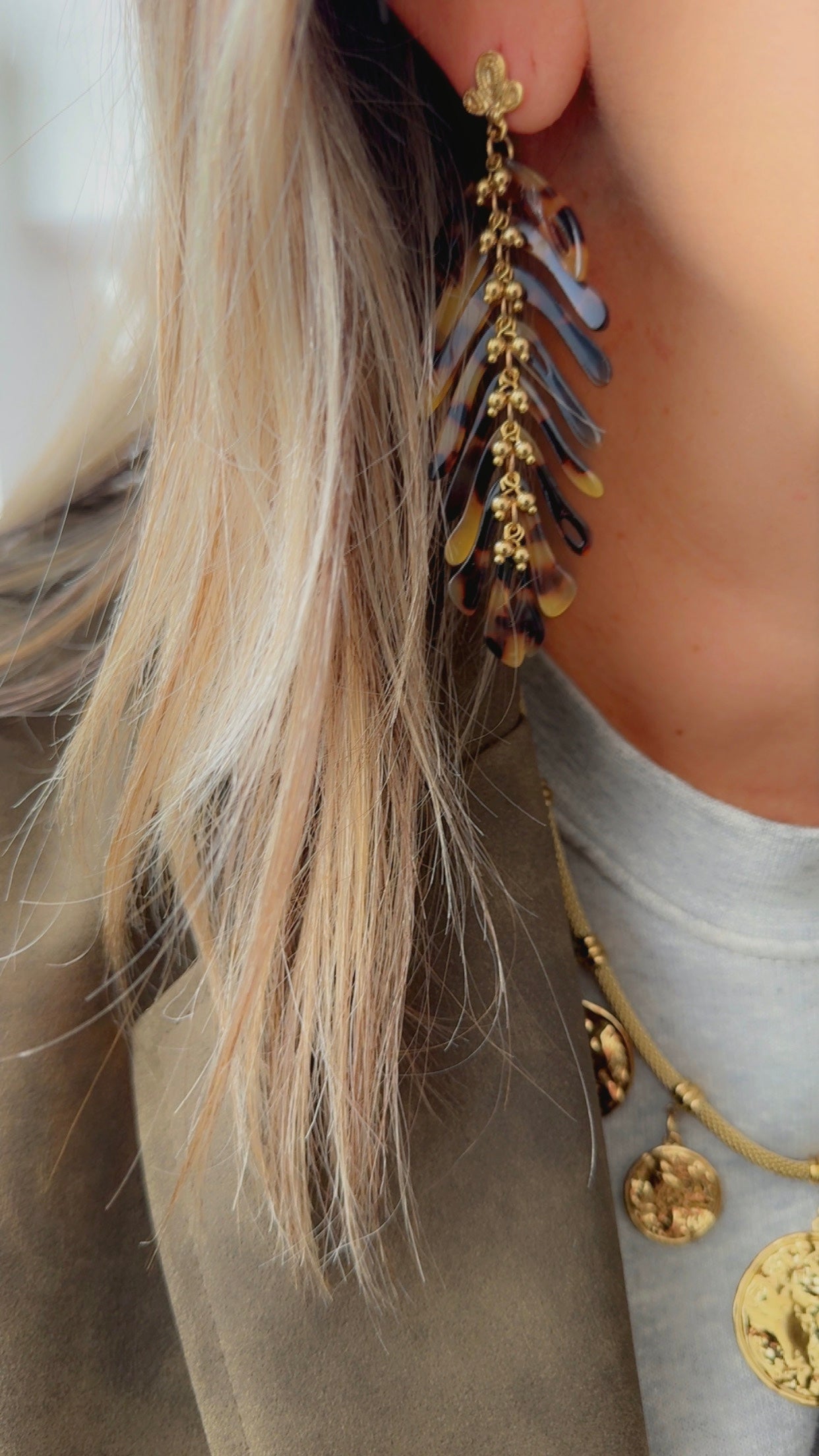 Boucles d’oreilles Vera léopard