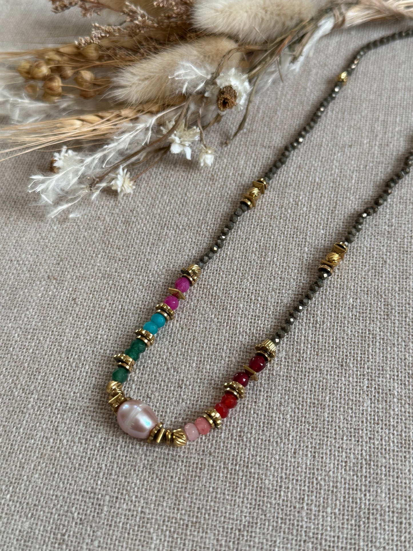 Collier Sonia pyrites