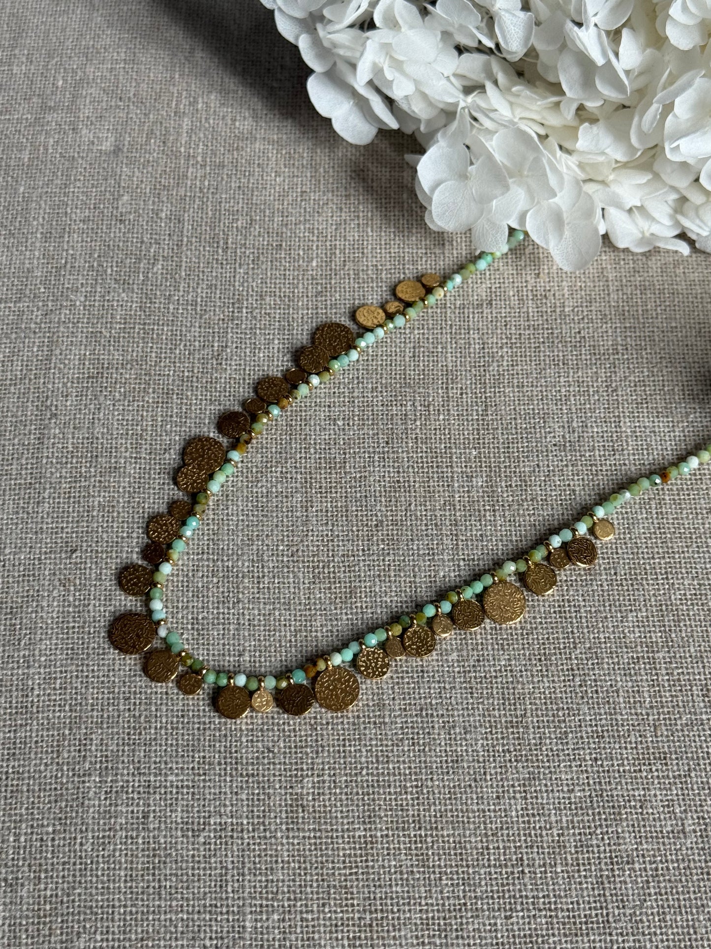 Collier Vicky Chrysoprase