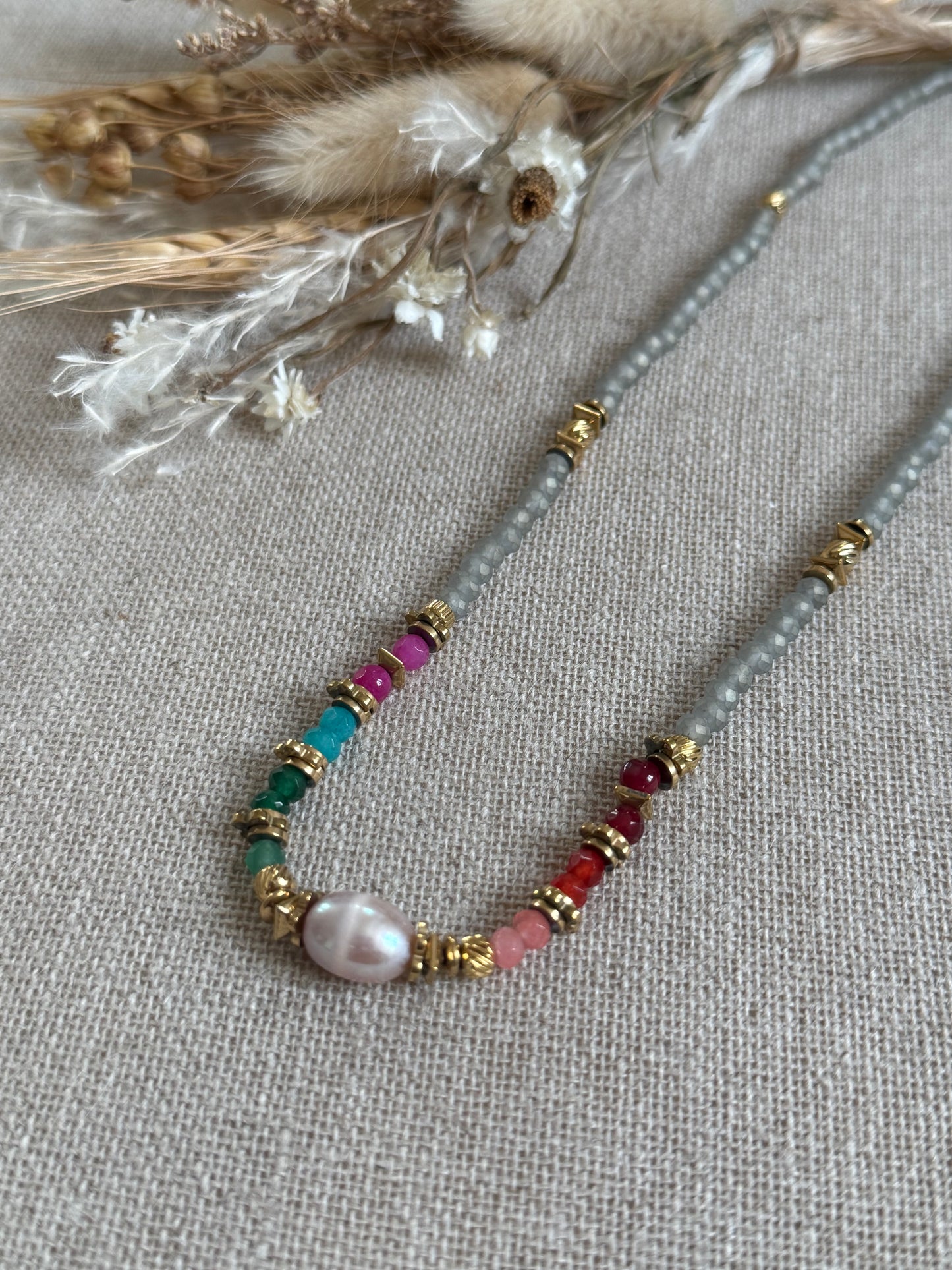 Collier Sonia labradorites