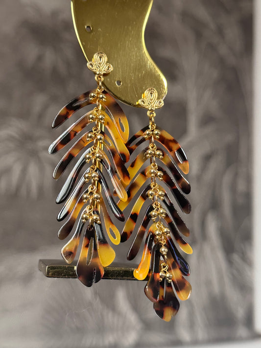 Boucles d’oreilles Vera léopard