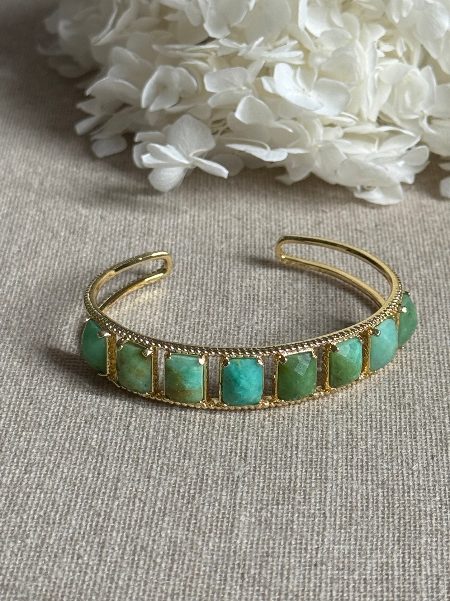 Bracelet Louise chrysoprases