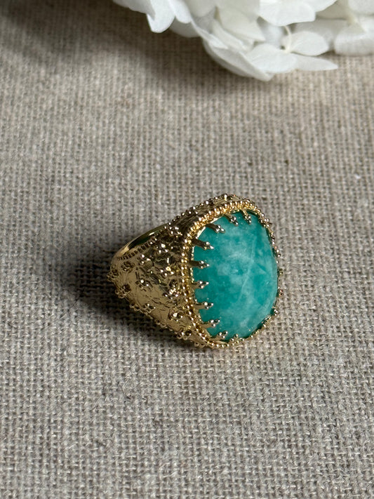 Bague Noémie amazonite