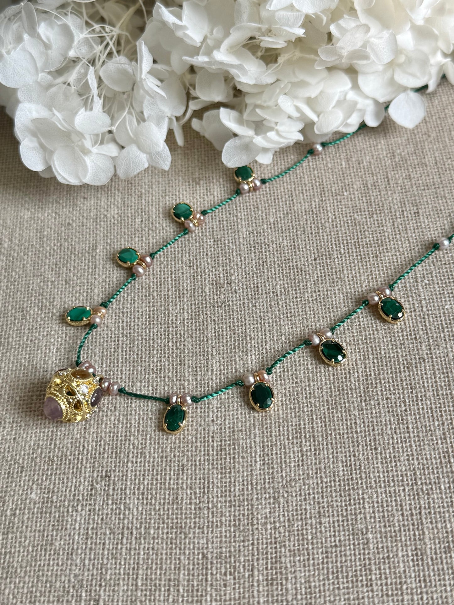Collier Miranda vert