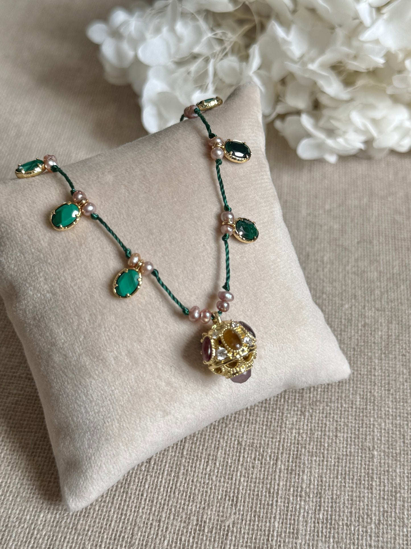 Collier Miranda vert