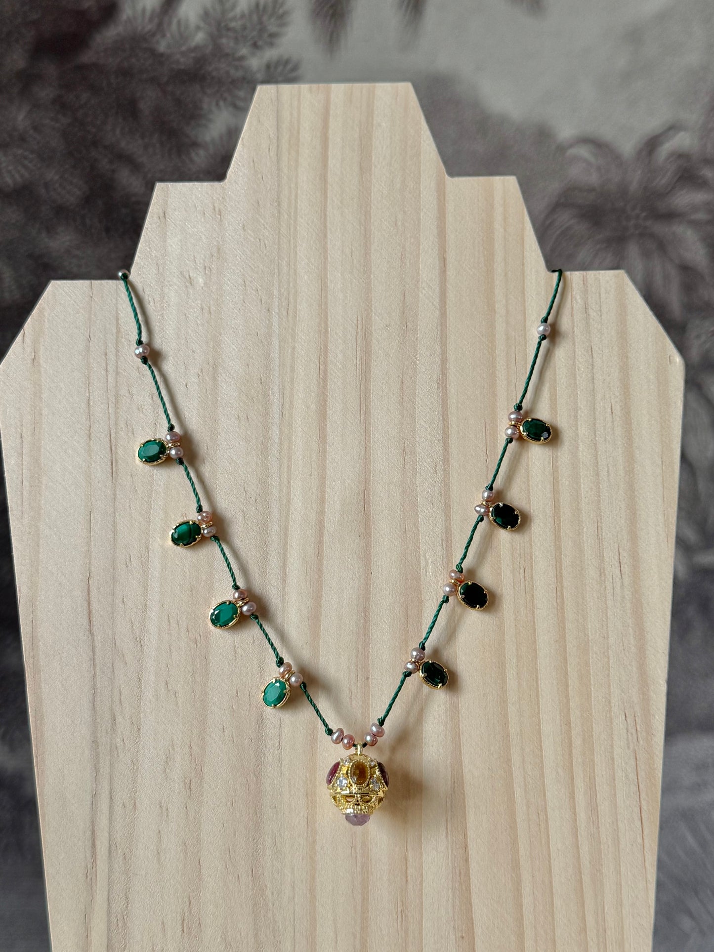 Collier Miranda vert