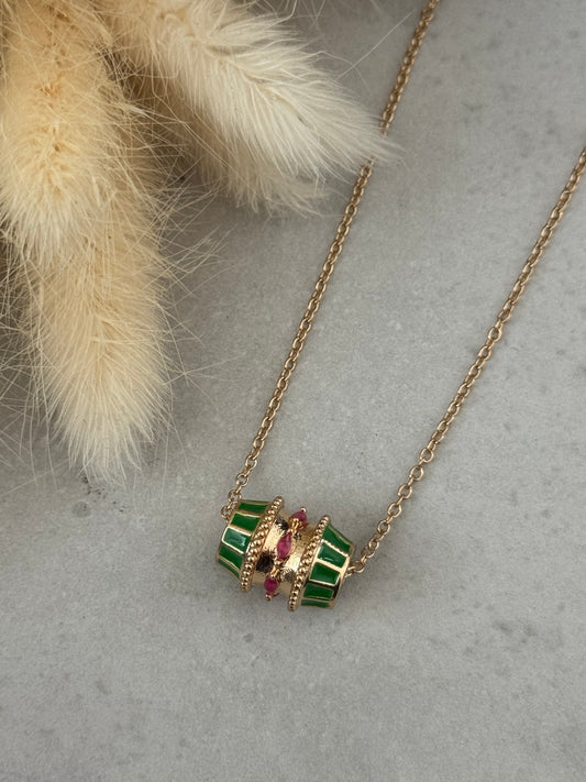 Collier Mylène vert