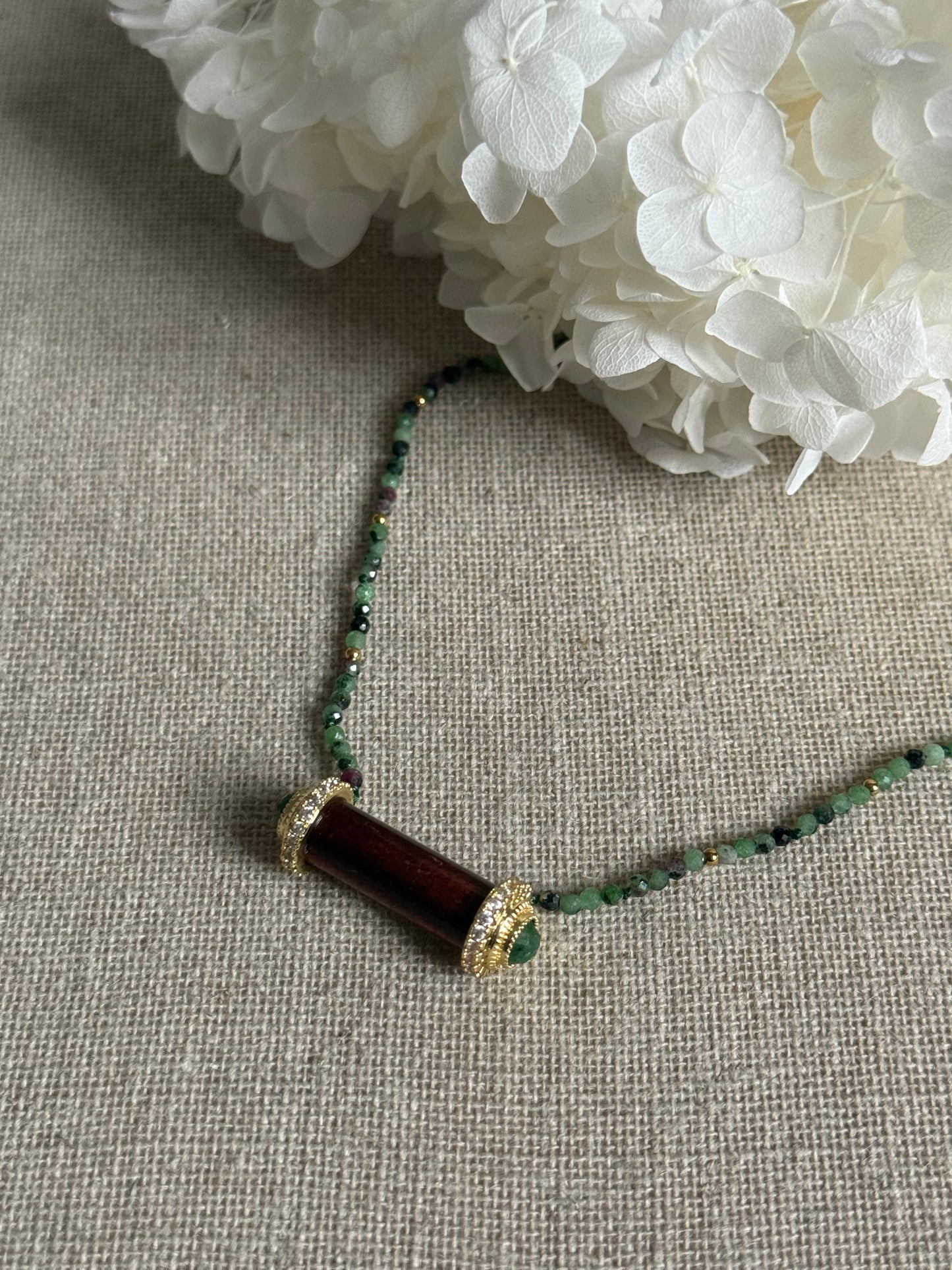 Collier Olivia oeil de taureau