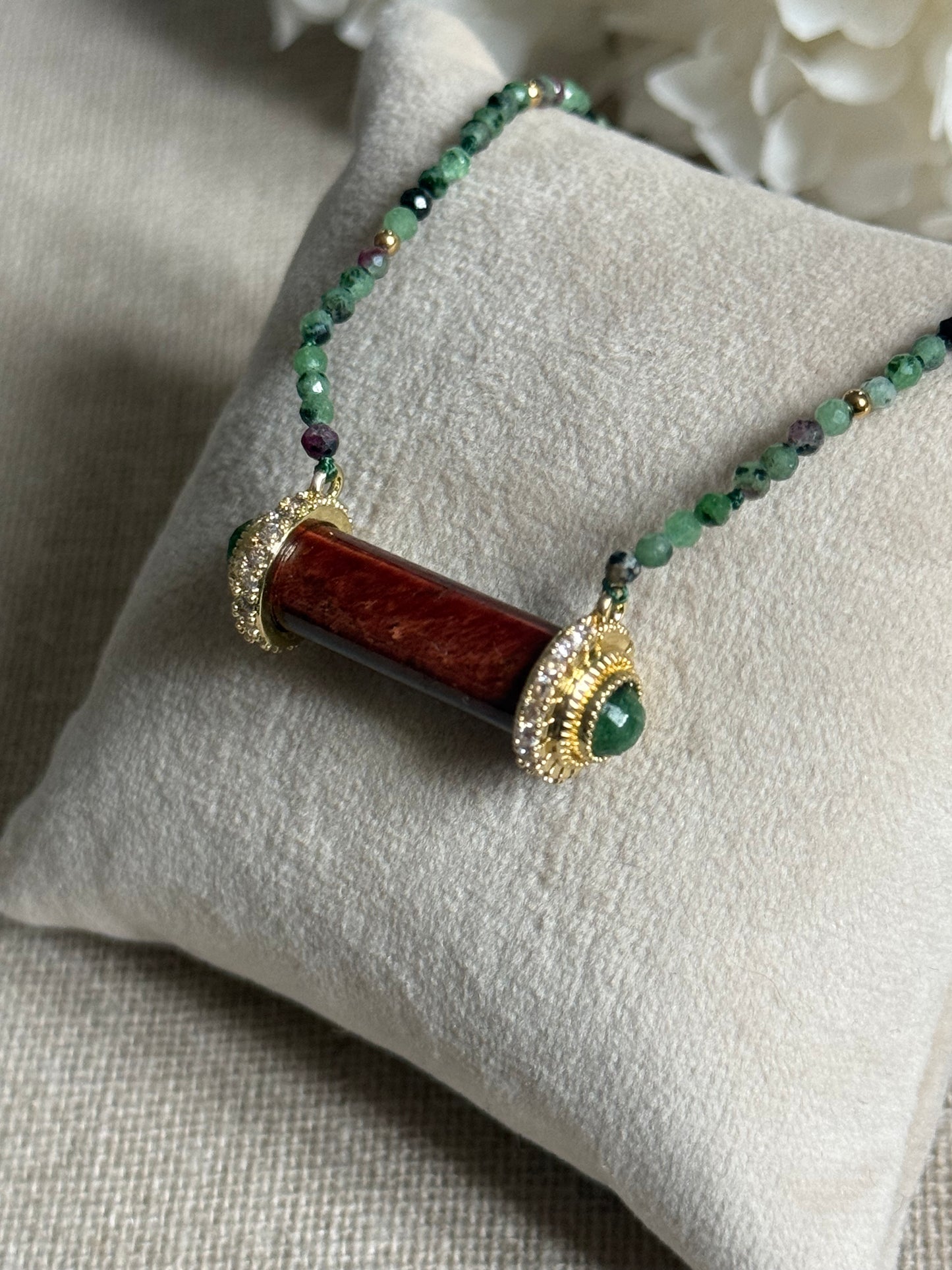 Collier Olivia oeil de taureau