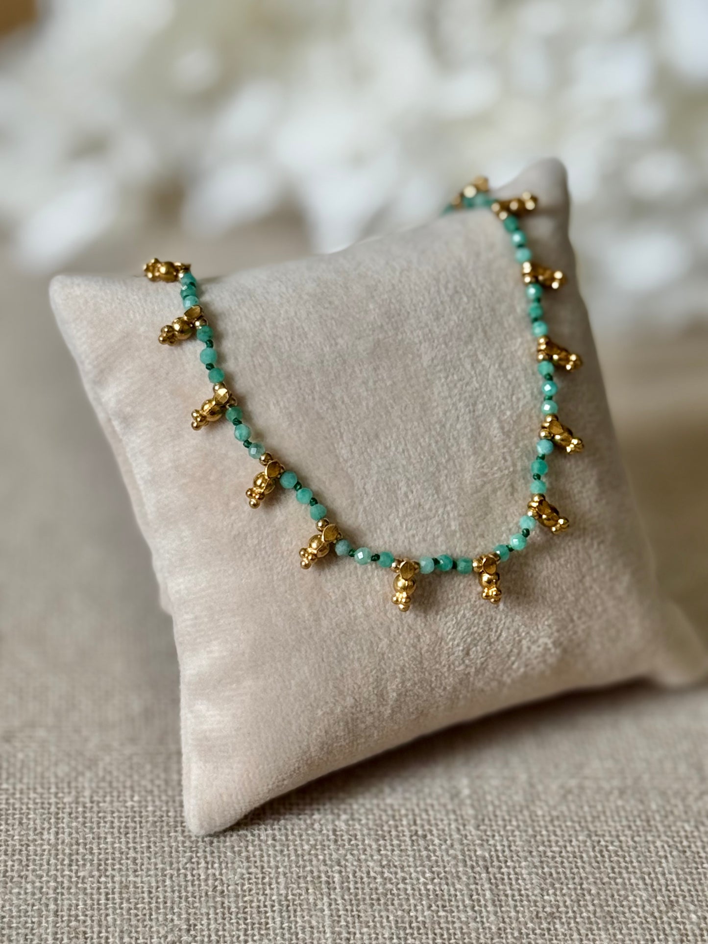 Collier Albane amazonites