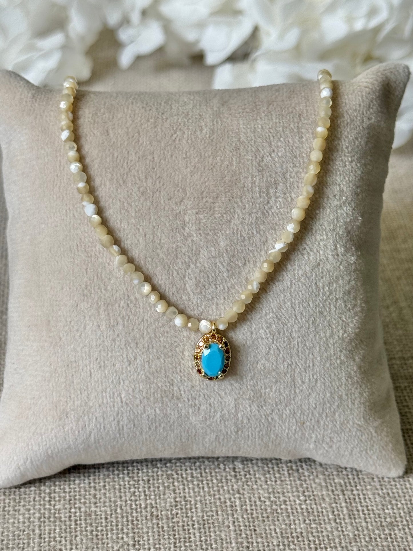 Collier Ella nacre