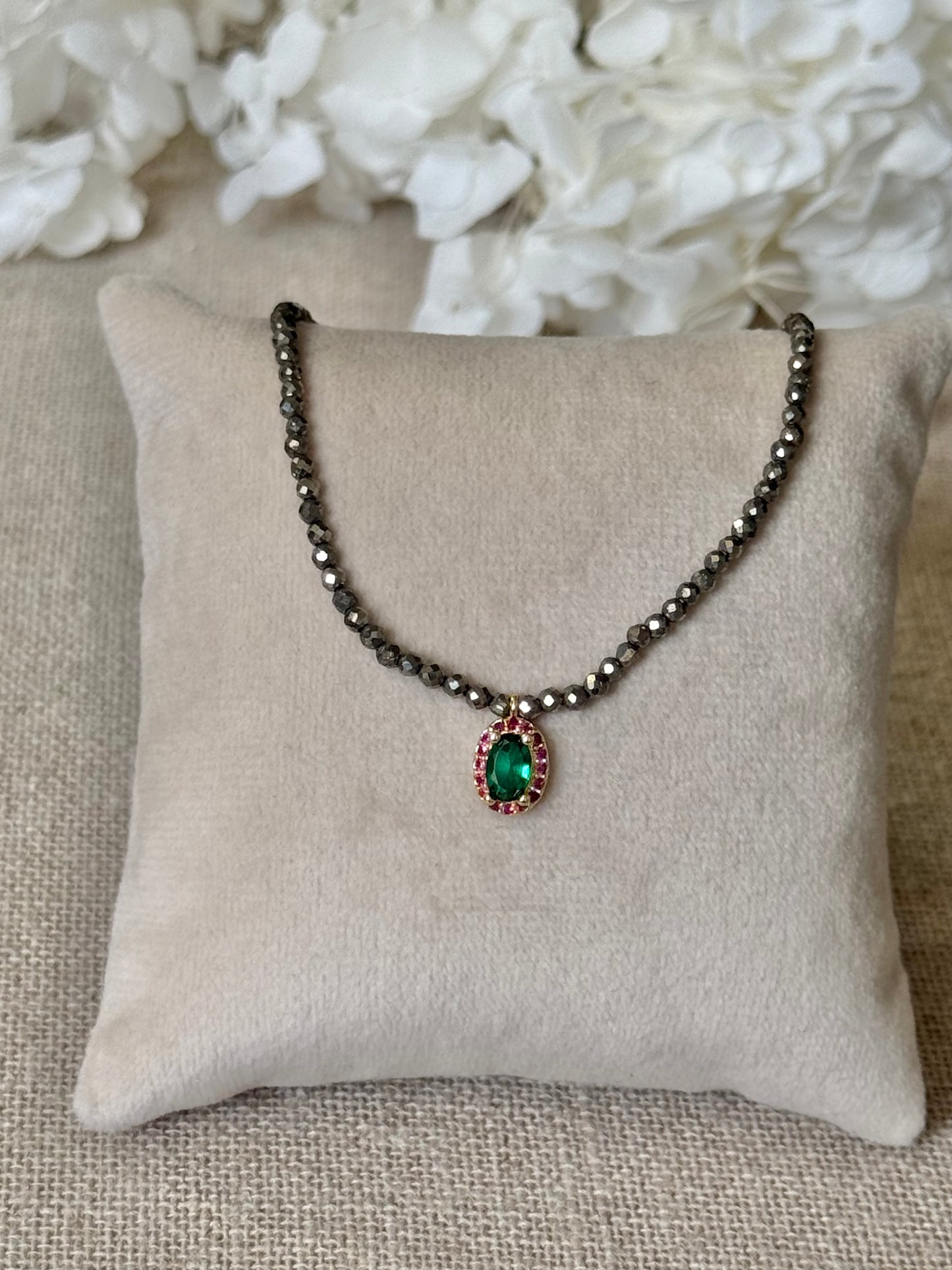 Collier Ella pyrites