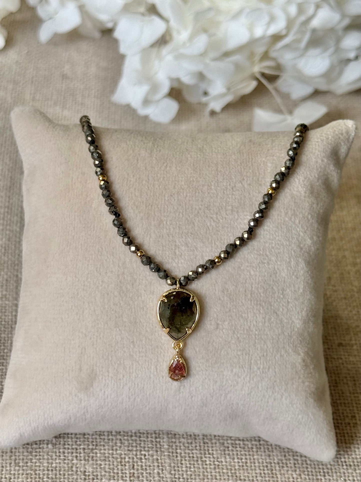 Collier Mila pyrites