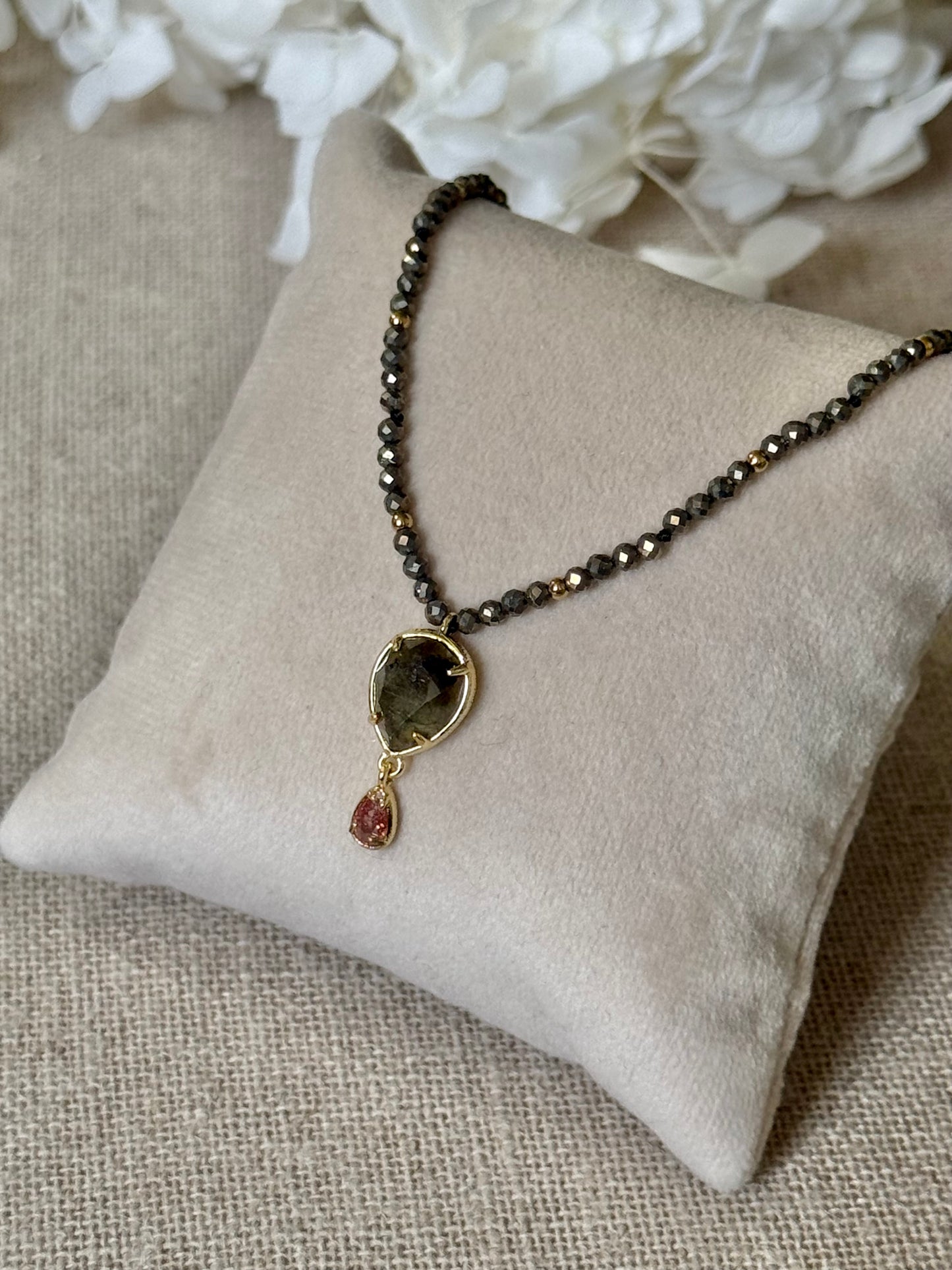 Collier Mila pyrites