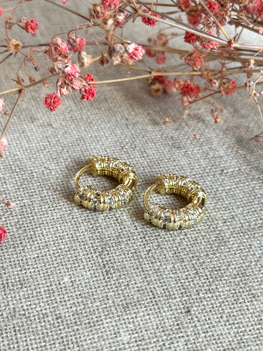 Boucles d'oreilles Ambre