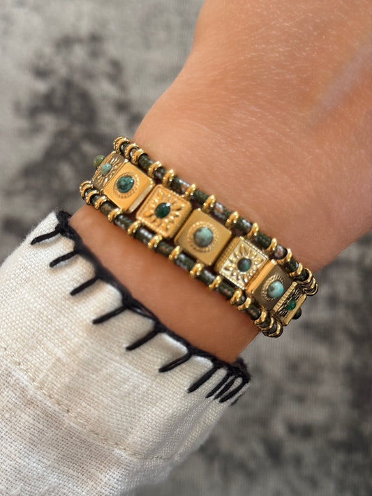 Bracelet Nina kaki