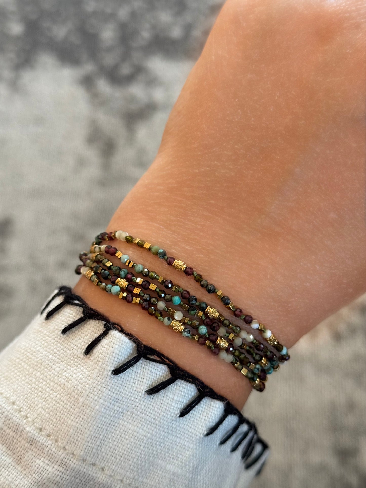 Bracelet Romane kaki