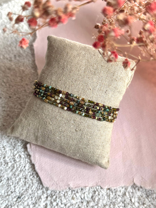Bracelet Romane kaki