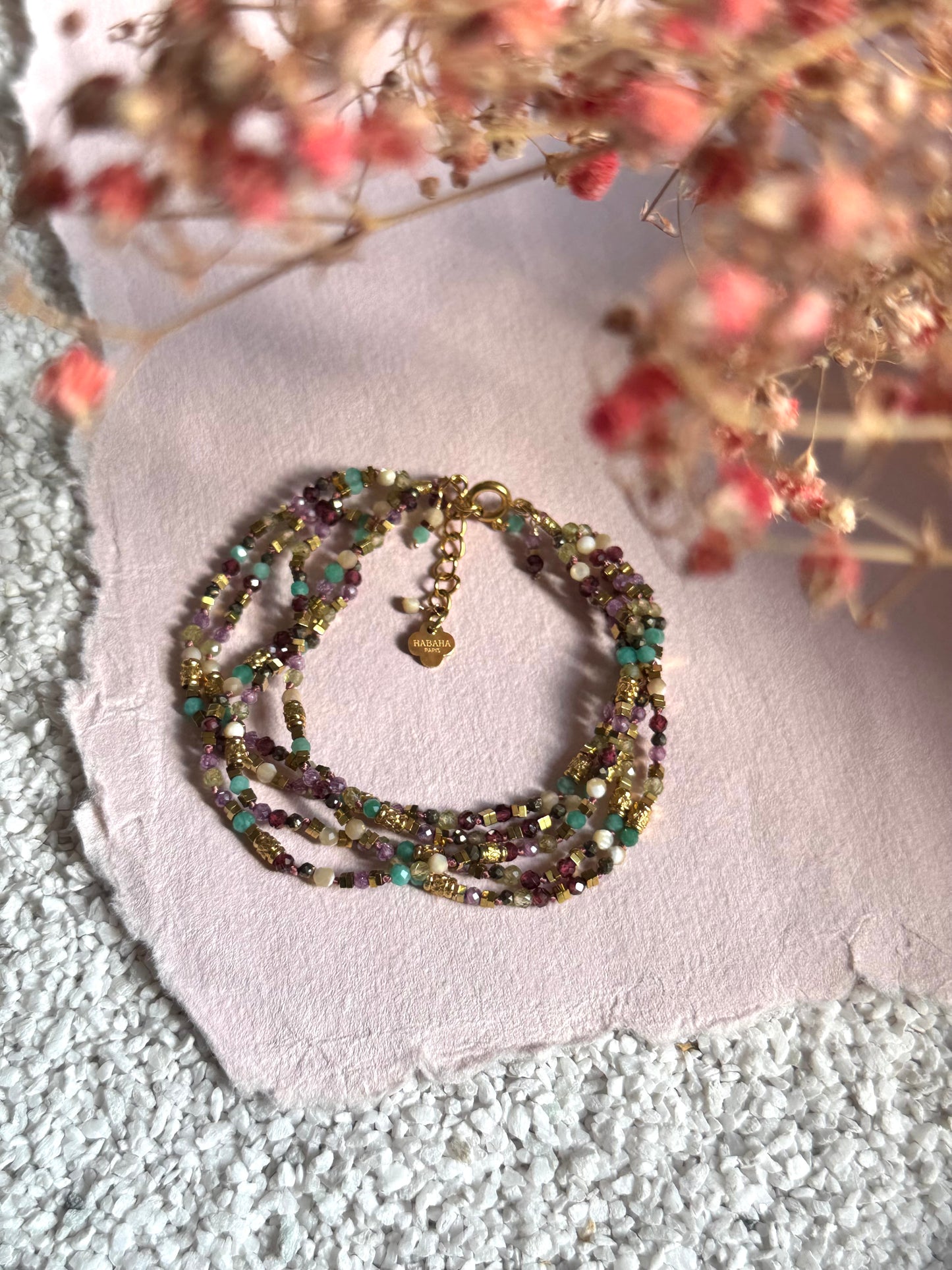 Bracelet Romane violet