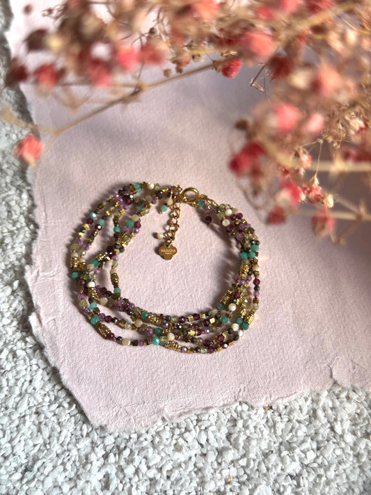 Bracelet Romane violet