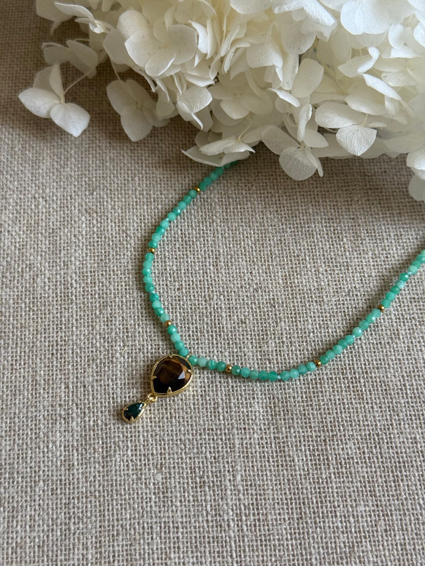 Collier Mila amazonites