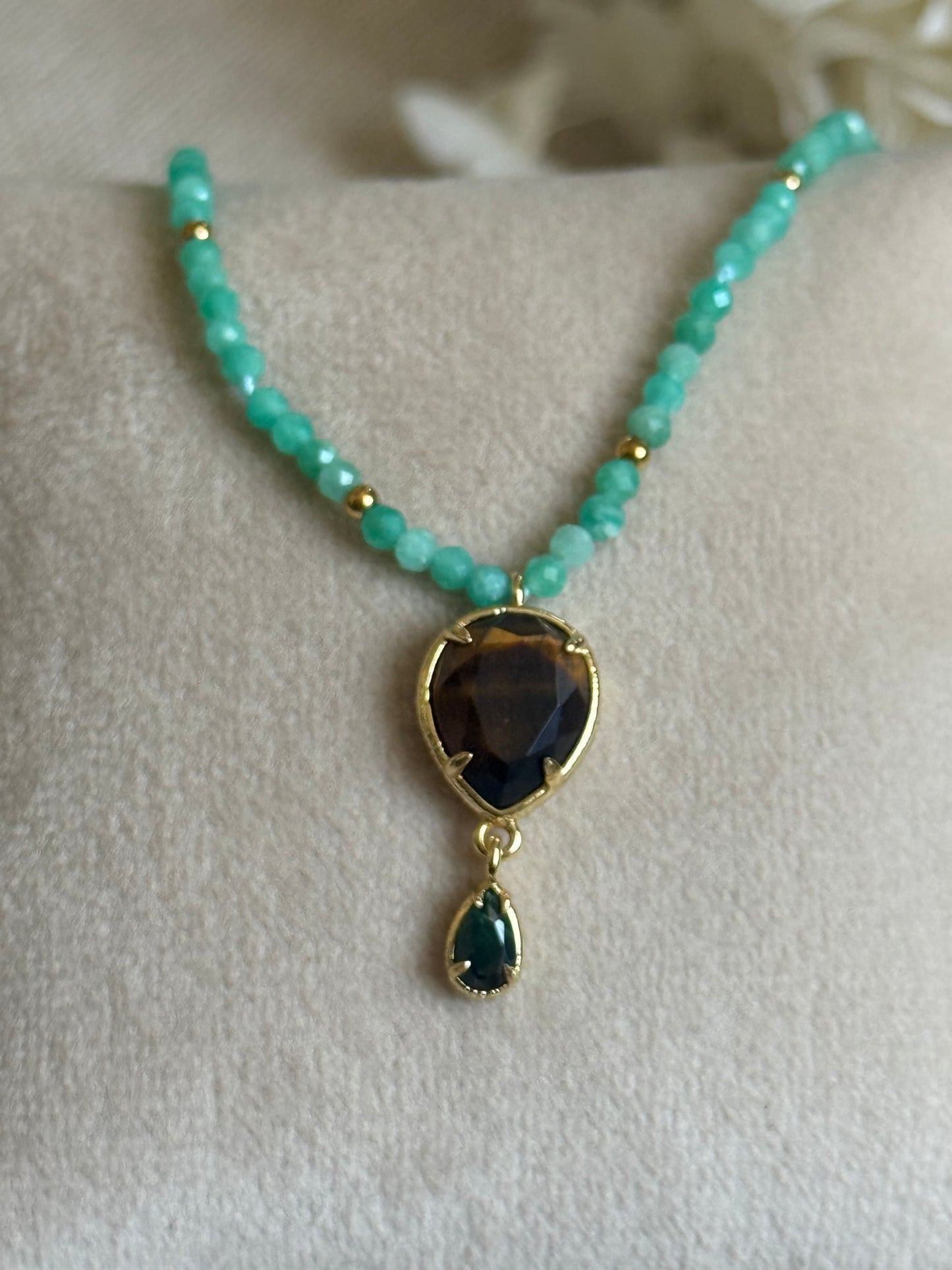 Collier Mila amazonites