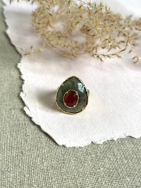 Bague Camille labradorite