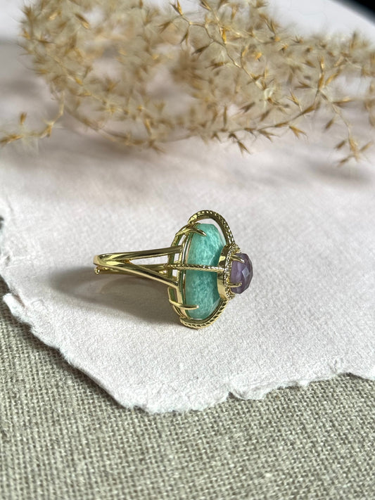 Bague Clara amazonite