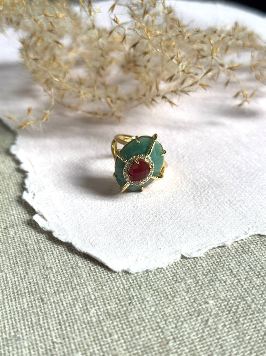 Bague Clara chrysoprase