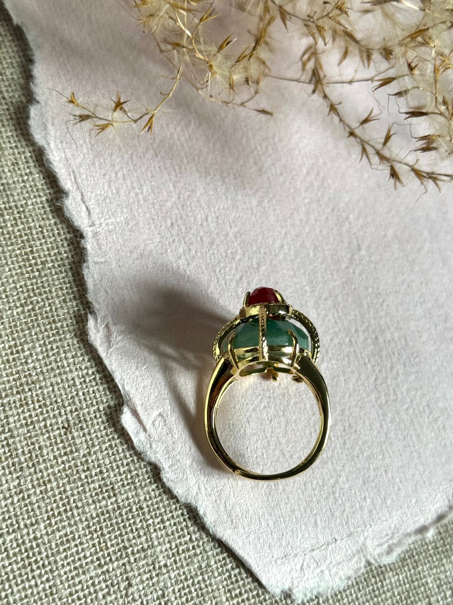 Bague Clara chrysoprase