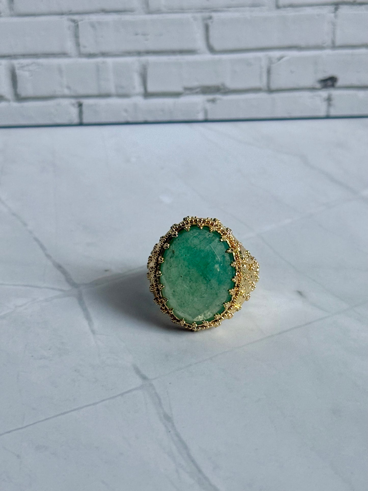 Bague Suzon quartz vert