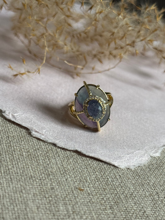 Bague Clara fluorine