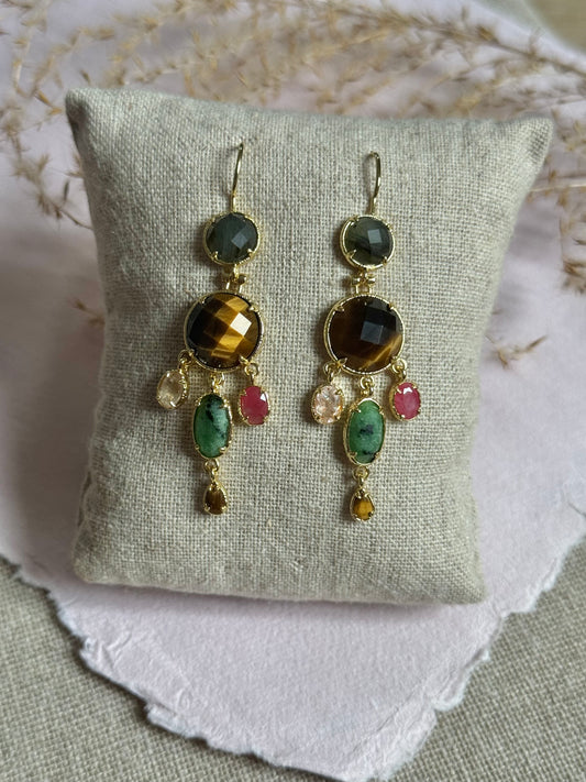 Boucles d'oreilles Jade