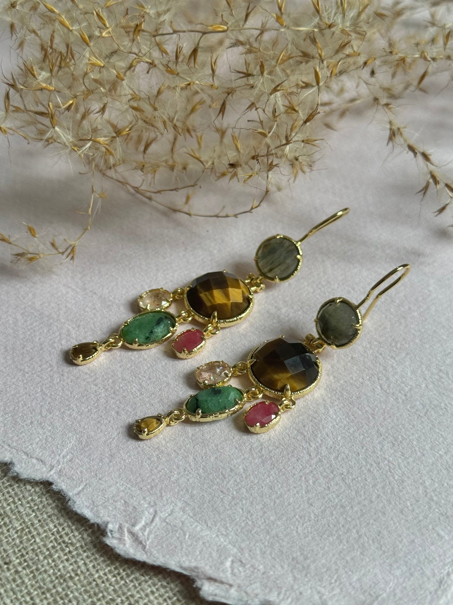 Boucles d'oreilles Jade