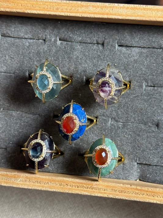 Bague Clara fluorine