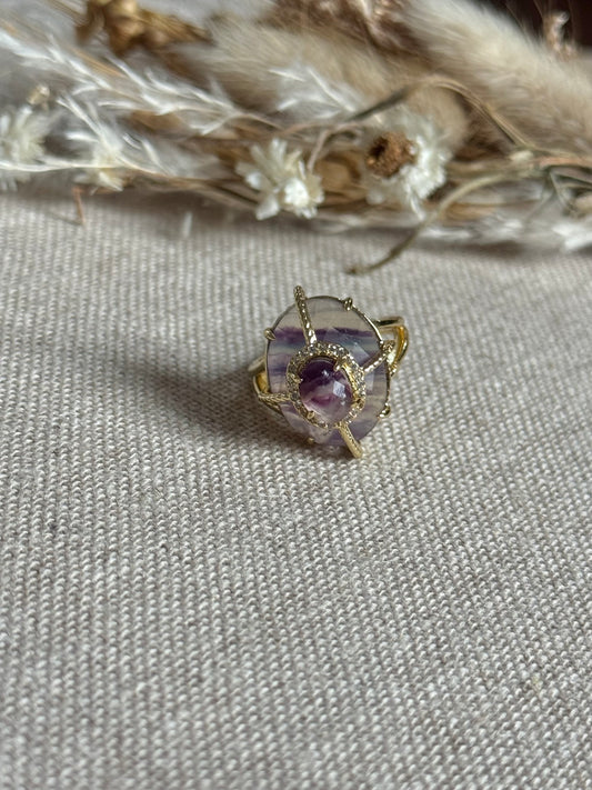 Bague Clara fluorine